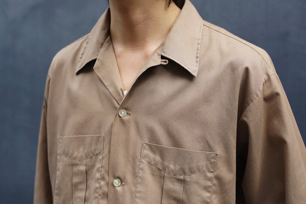 ARROW - DECTON GABANARO] Vintage Open Collar Shirts [1960s