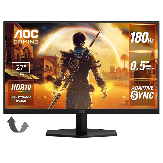 AOC ゲーミングモニター 24G42E/11, 23.8インチ, フルHD/1920×1080