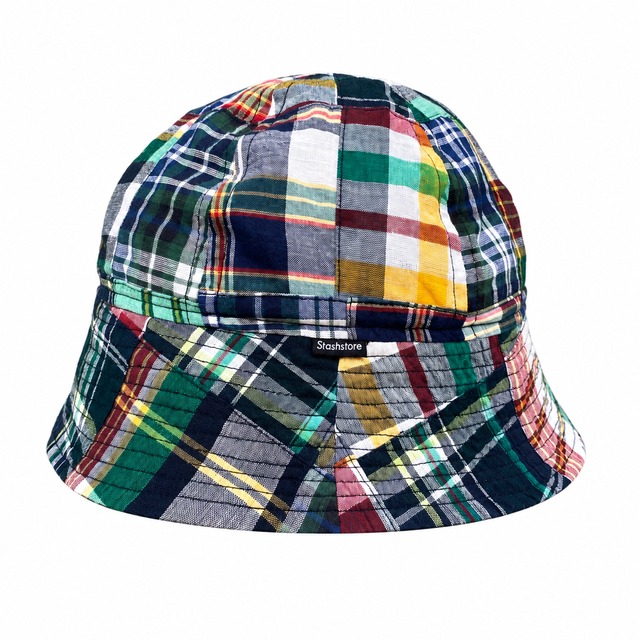 Stash Store × RSB バケットハット パッチワーク/マドラスチェック