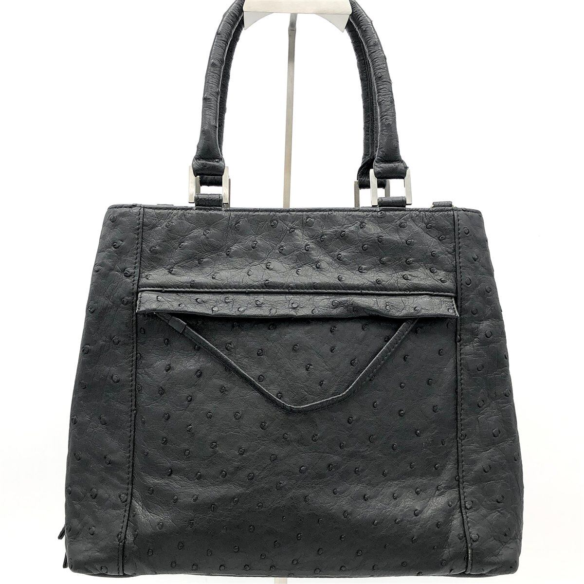 超美品✨希少　JRA認定　高級オーストリッチレザー　ボストンバッグ　大容量 オーストリッチ YAMAGUCHI JRA認定 JRA 希少品 YAMAGUCHI