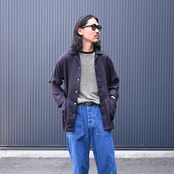 INTÉRIM / HYPER BIG RAYON LINEN SHIRTS JACKET style