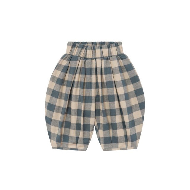 organic zoo / Fog Blue Gingham Lodge Pants / 1-2Y・2-3Y・3-4Y・4-5y