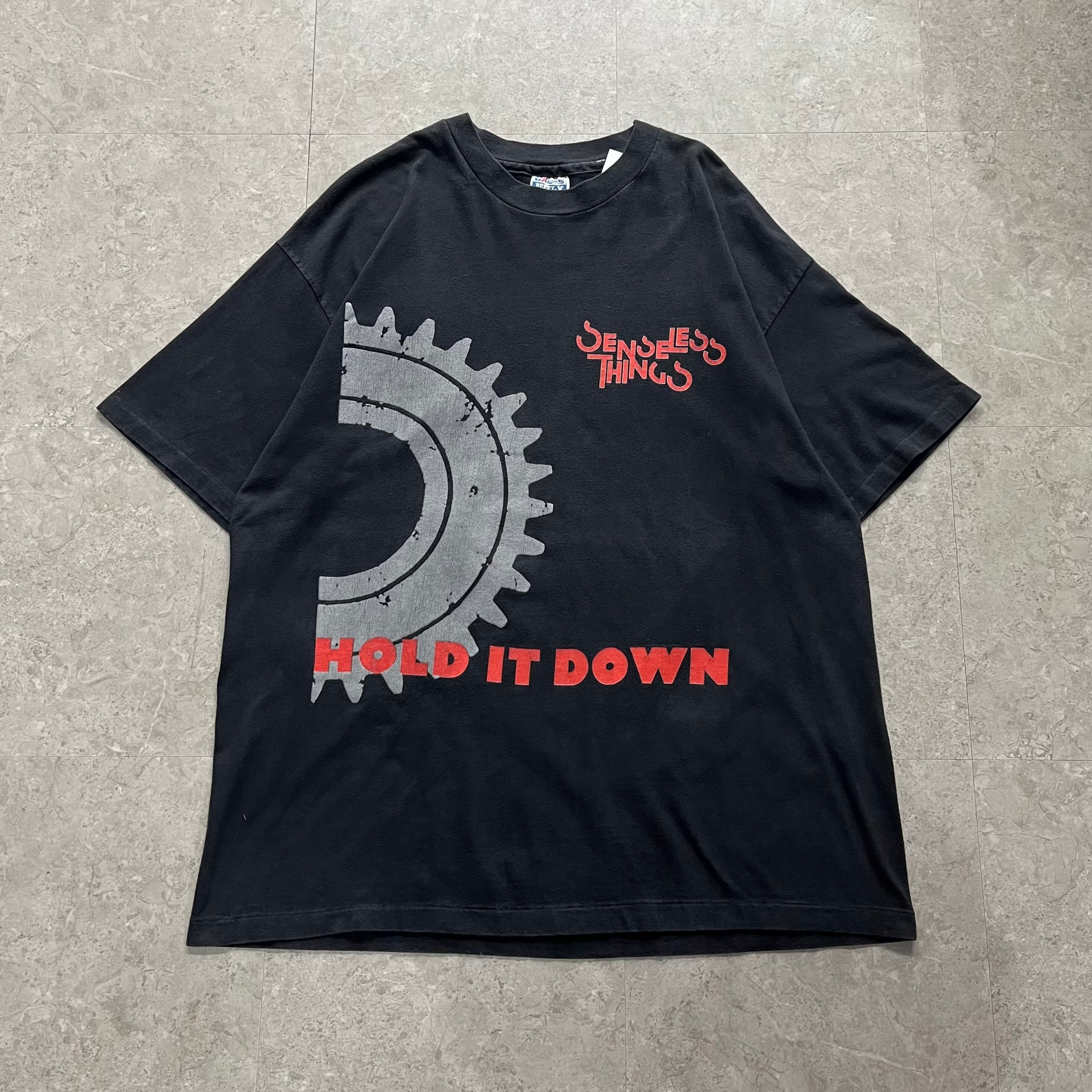 90s Senseless Thing "HOLD IT DOWN" T-shirt【仙台店】