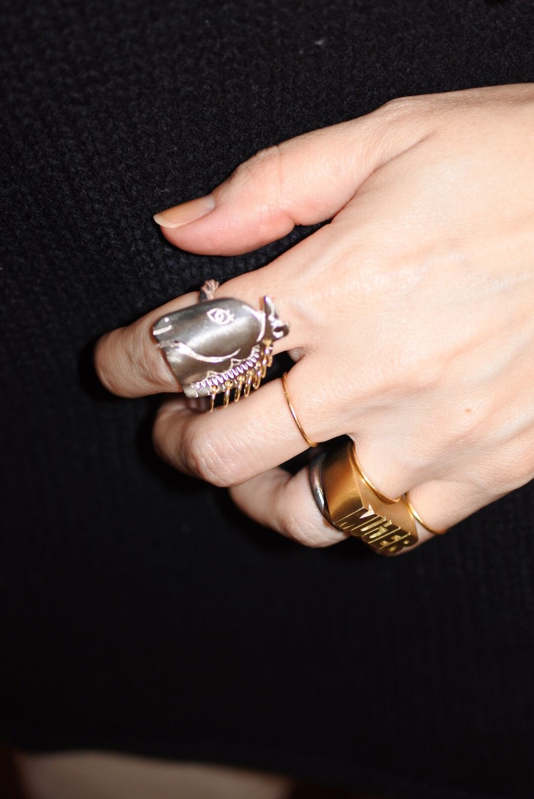 OH MY HORSE RING / SILVER × K18GOLD | Hi-CORAZON