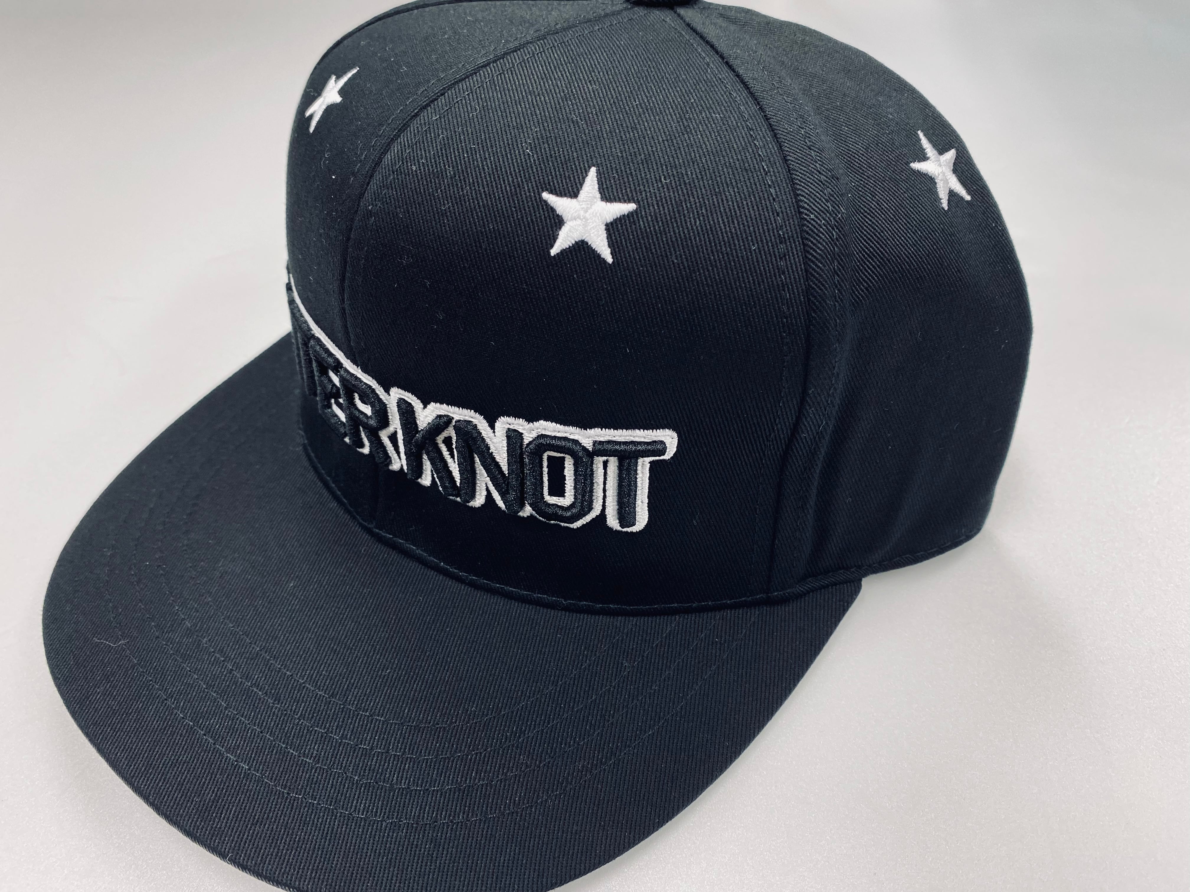 フラットキャップ ホワイトスター 3D刺繍 | WATERKNOTウォーターノット