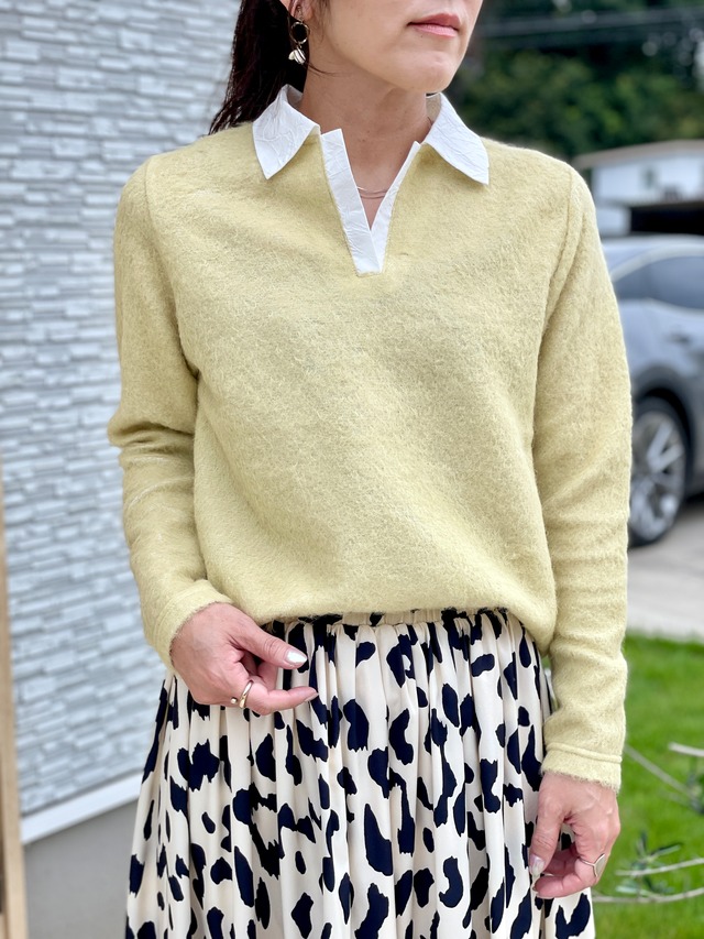 1点モノの上質シリーズ◆ふわっふわのレイヤードニット