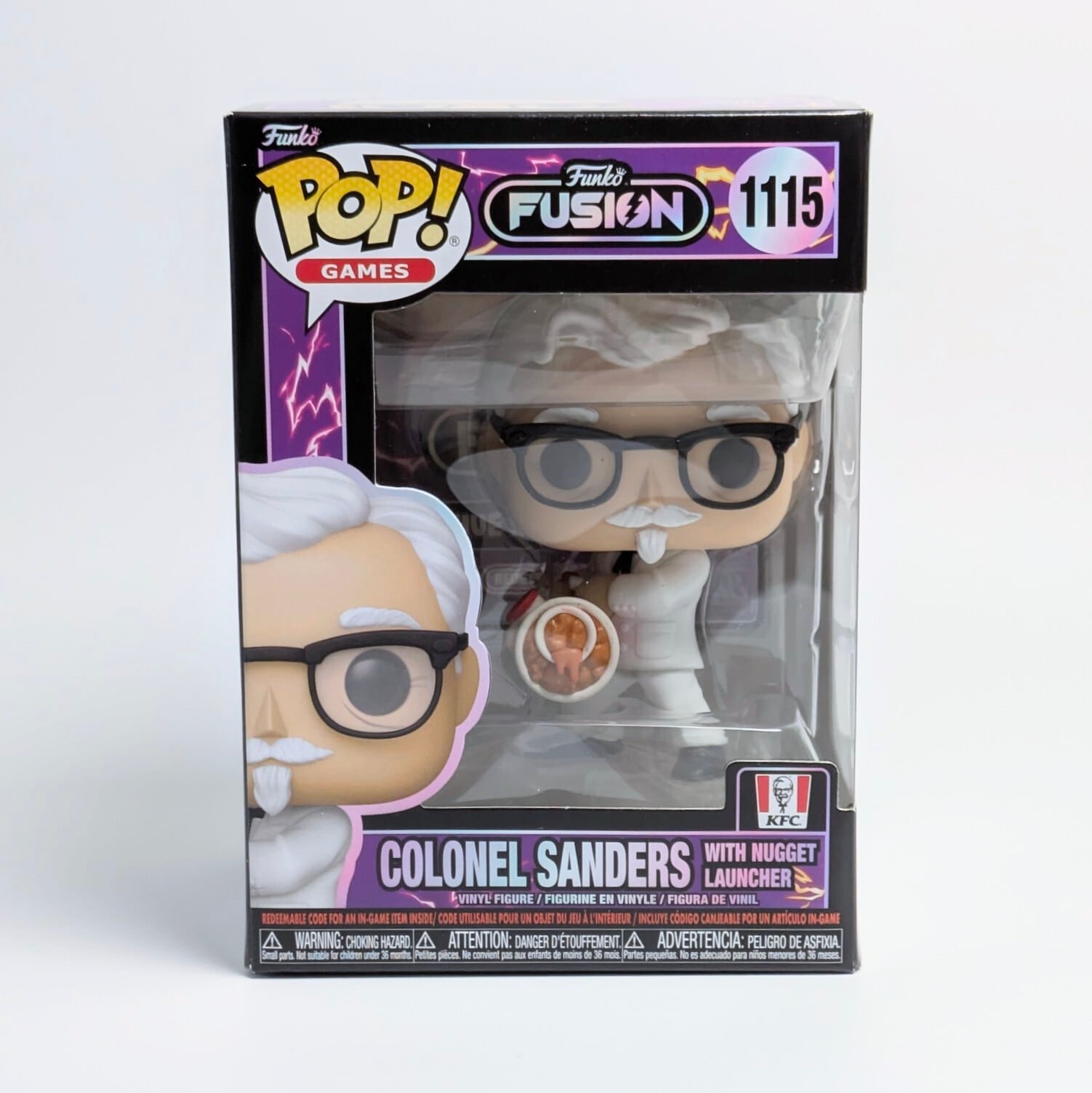 ☆US直輸入☆FUNKO 【 POP! GAMES VINYL FIGURE KFC Colonel Sanders with Nugget Launcher( カーネルサンダース ナゲットランチャー )】 ケンタッキー / ビニールフィギュア〚アメリカン雑貨 アメトイ〛