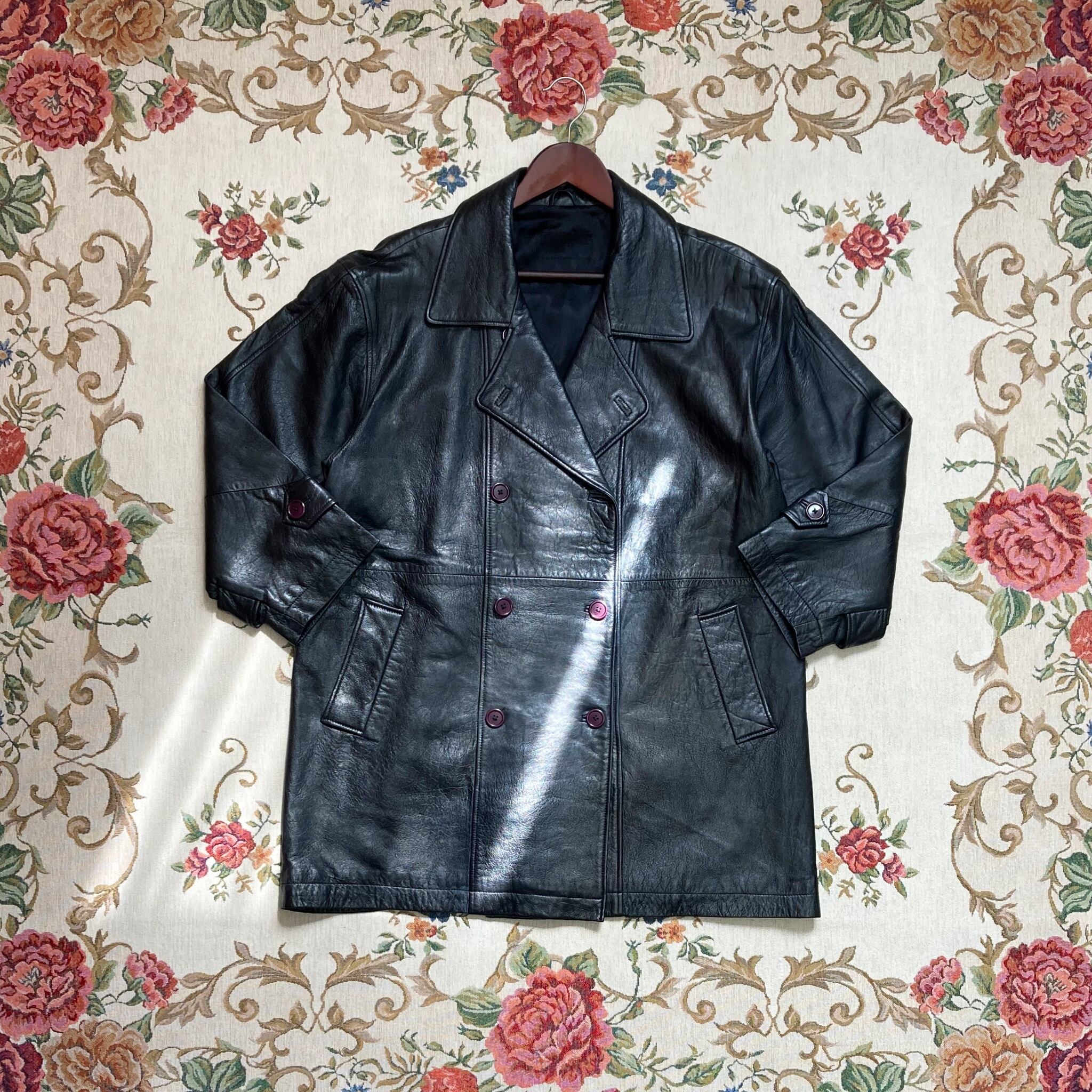 vintage leather jacket