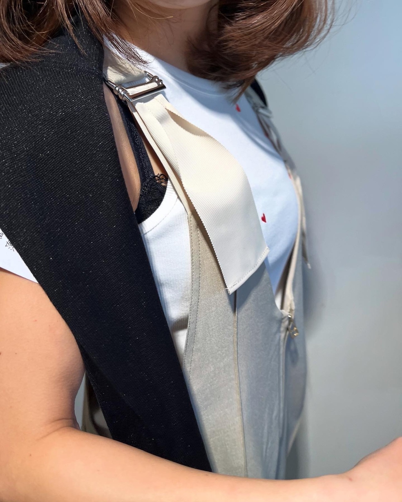 エイミーロウ  Eimee Law ハート刺繍タンクトップ