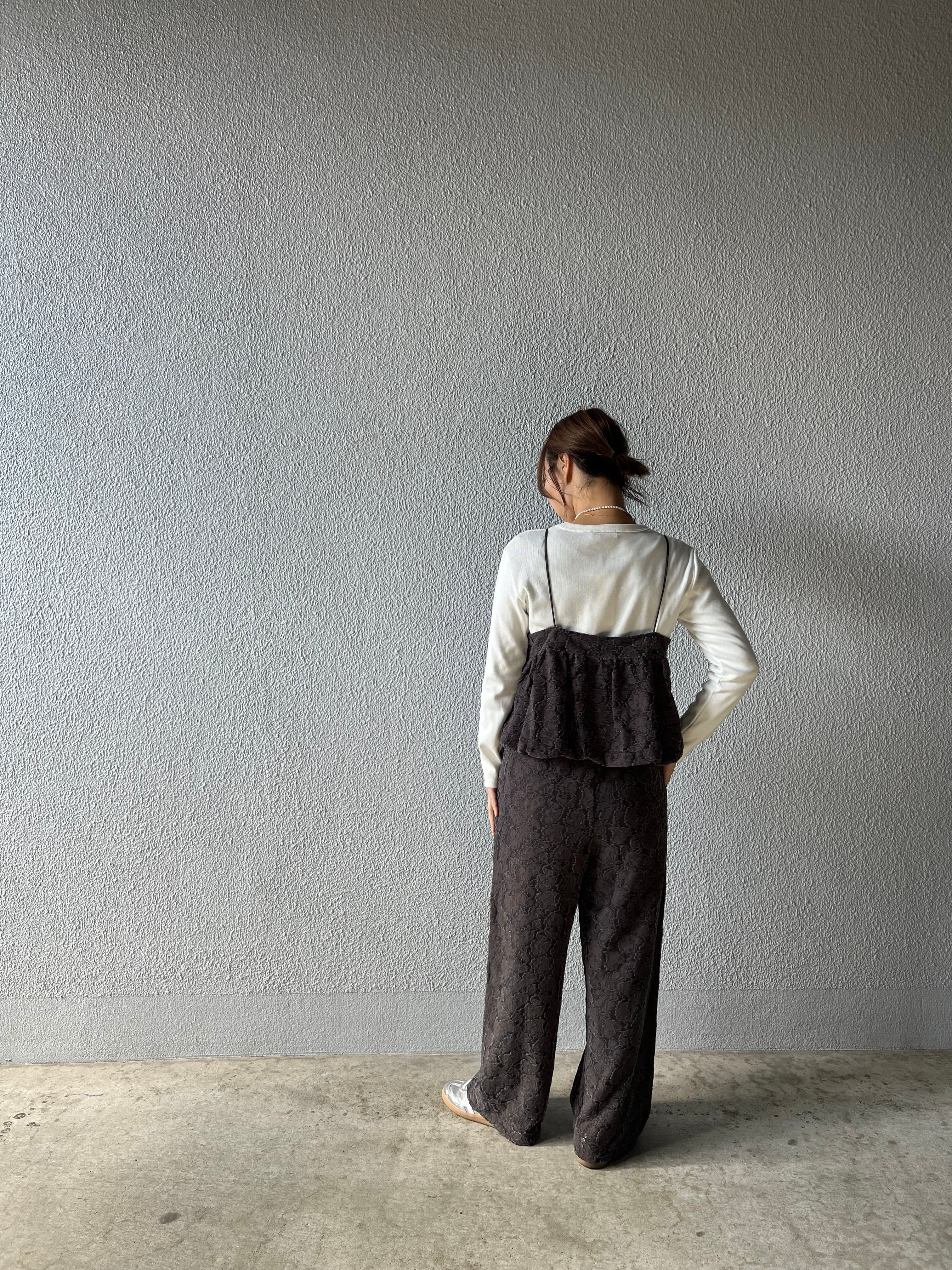 【SELECT】セットアップ可レースバルーンキャミ 21-0206