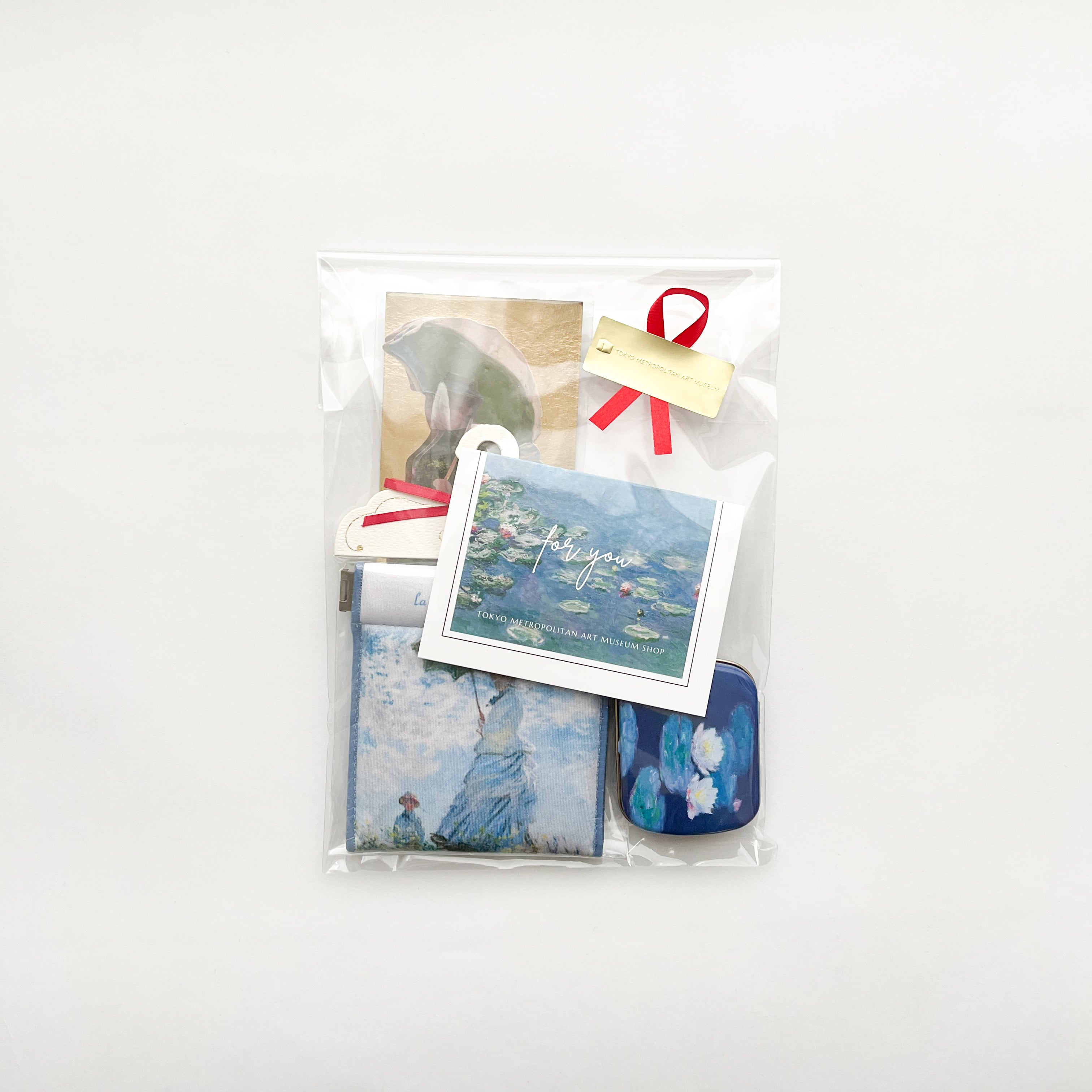 モネ ギフトメッセージカード 睡蓮 1906年 シカゴ美術館・青 | hmm, by