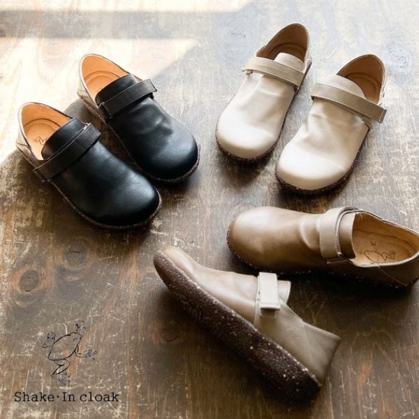 ブラウン レザー クロッグシューズ Shake in cloak クロッグシューズ ks262 | ヤマショウ生活商店