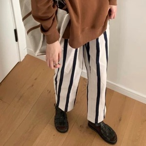 タックストライプパンツ　A1416