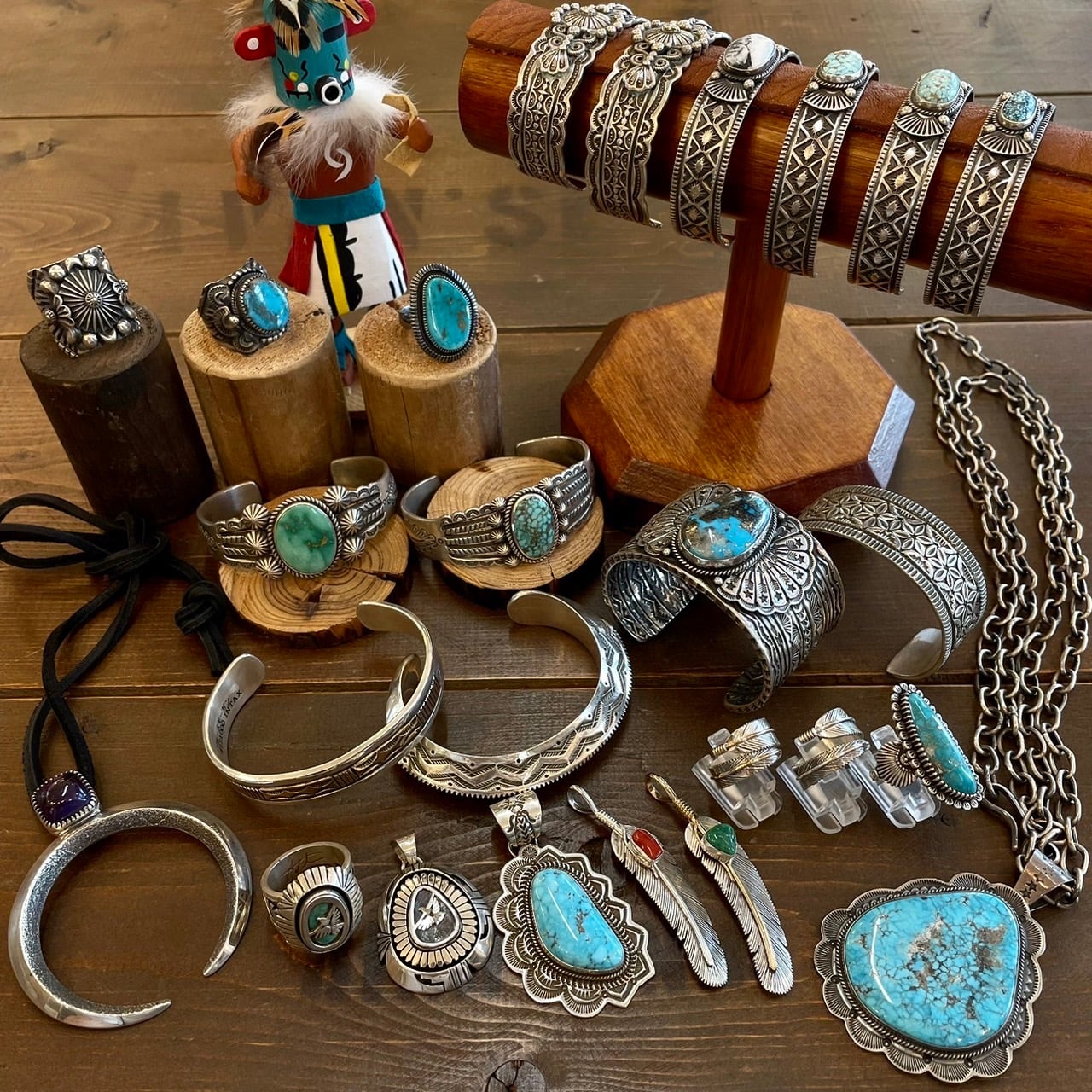 naja様専用ターコイズ、バングル ロンハーマン バングル/リストバンド