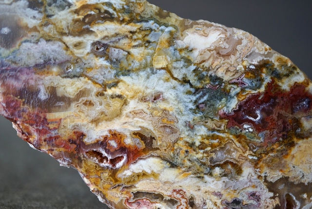 オレゴン州産プルームアゲート Graveyard Point Plume Agate 1880