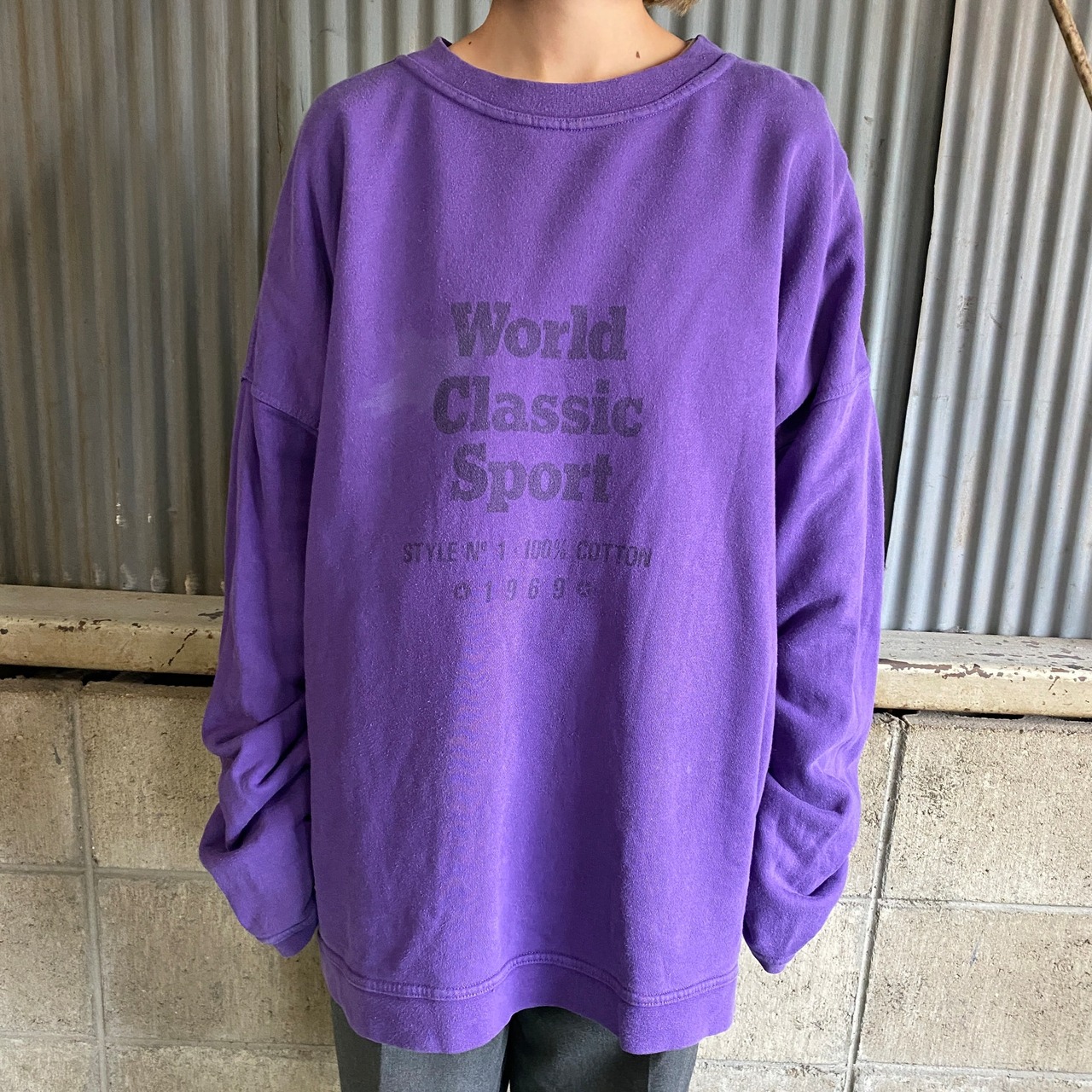 90年代 GAP オールドギャップ ロゴプリント スウェット トレーナー 