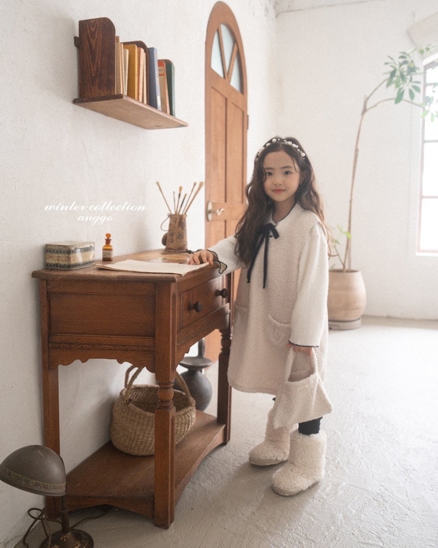 ˗ˏˋラスト1点♡ ˎˊ˗ 【 即納 】 2025 冬新作 anggo(アンコ ) ヨーグルトドレス (kids)