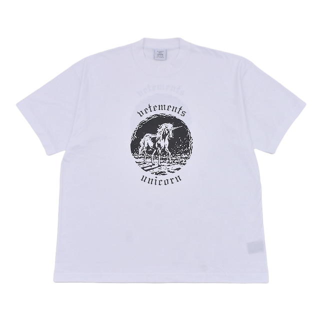 【VETEMENTS】DOUBLE UNICORN T-SHIRT