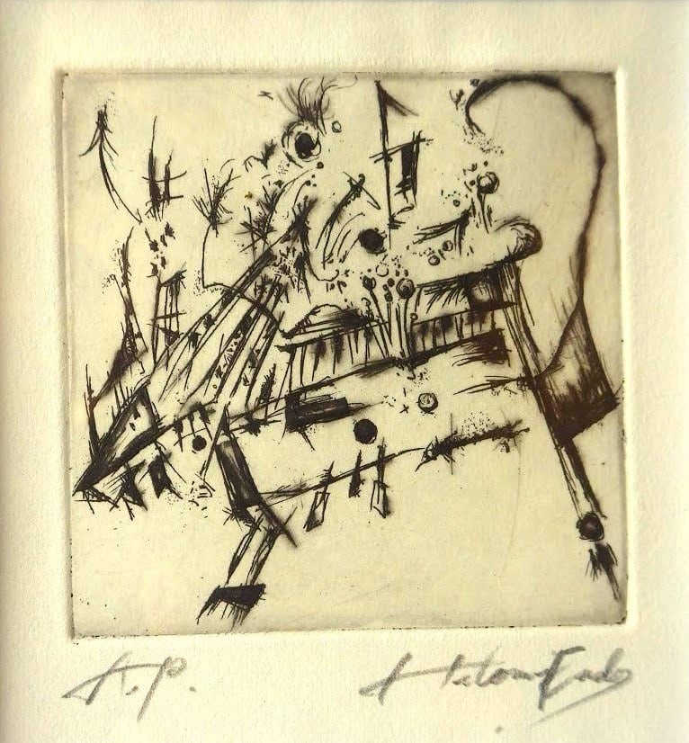 銅版画 ピアノ『前奏曲』 | hitomi endo printing