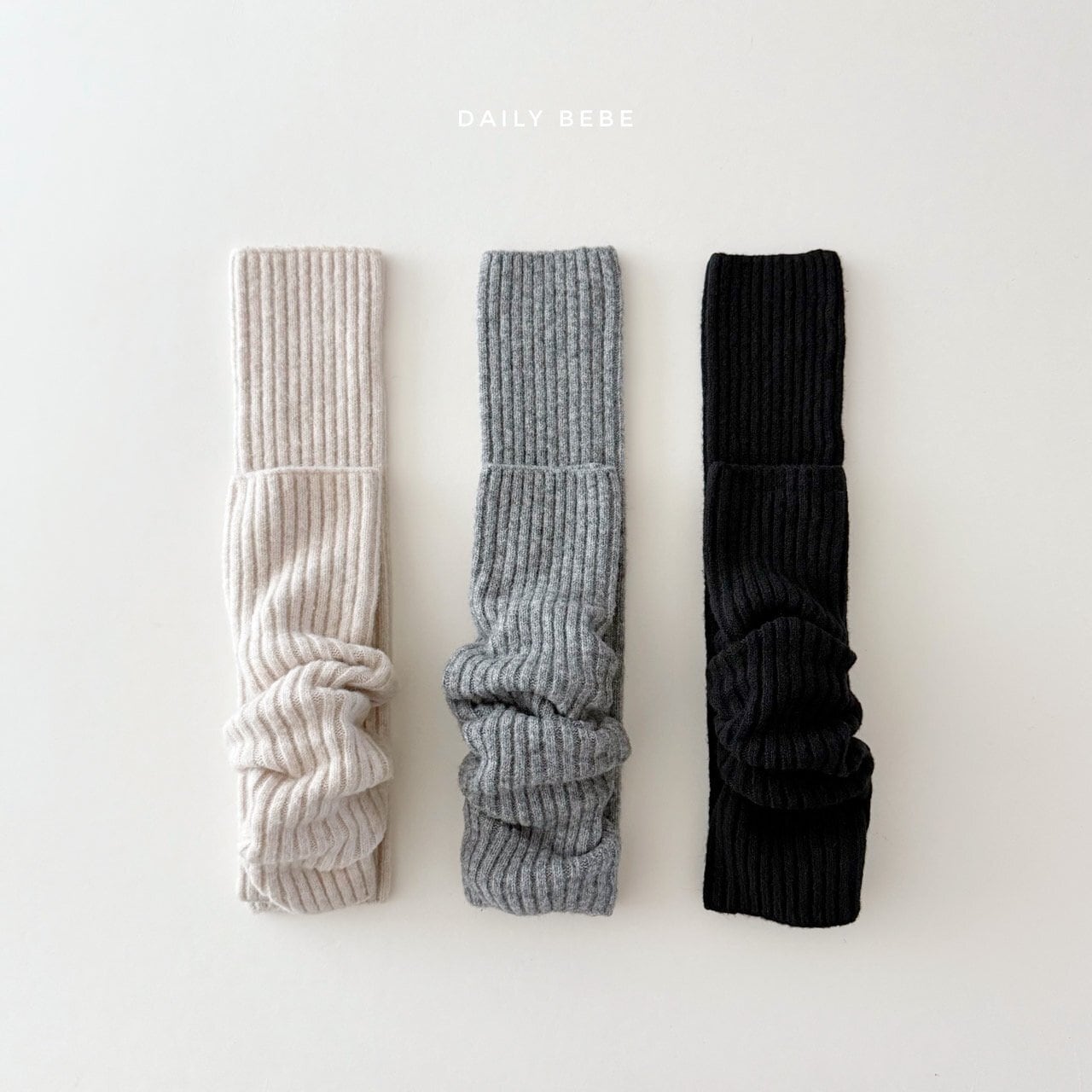 knit leg warmers【dailybebe】※ 予約商品