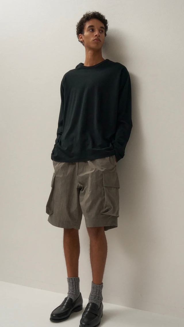 ATON -DRY COTTON JERSEY | STANDARD LONG SLEEVE T-SHIRT-:WHITE,:BLACK,