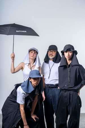 4panel  CAP. withシェード.  軽量撥水防シワ