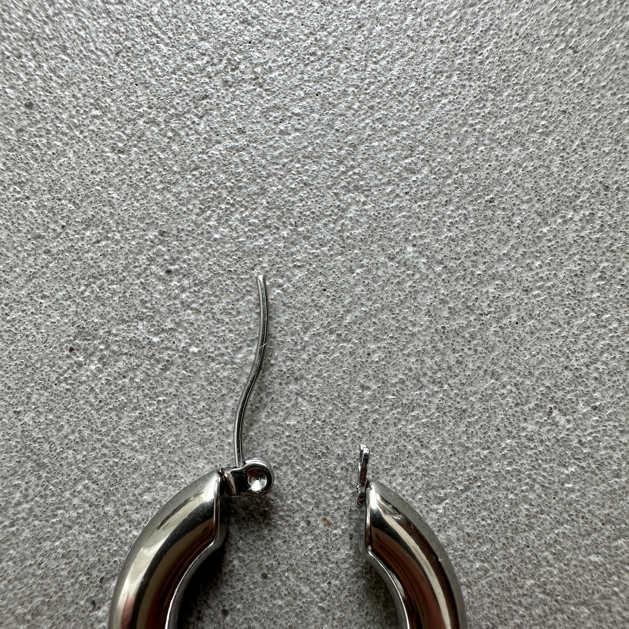 chubby hoop pierce/silver