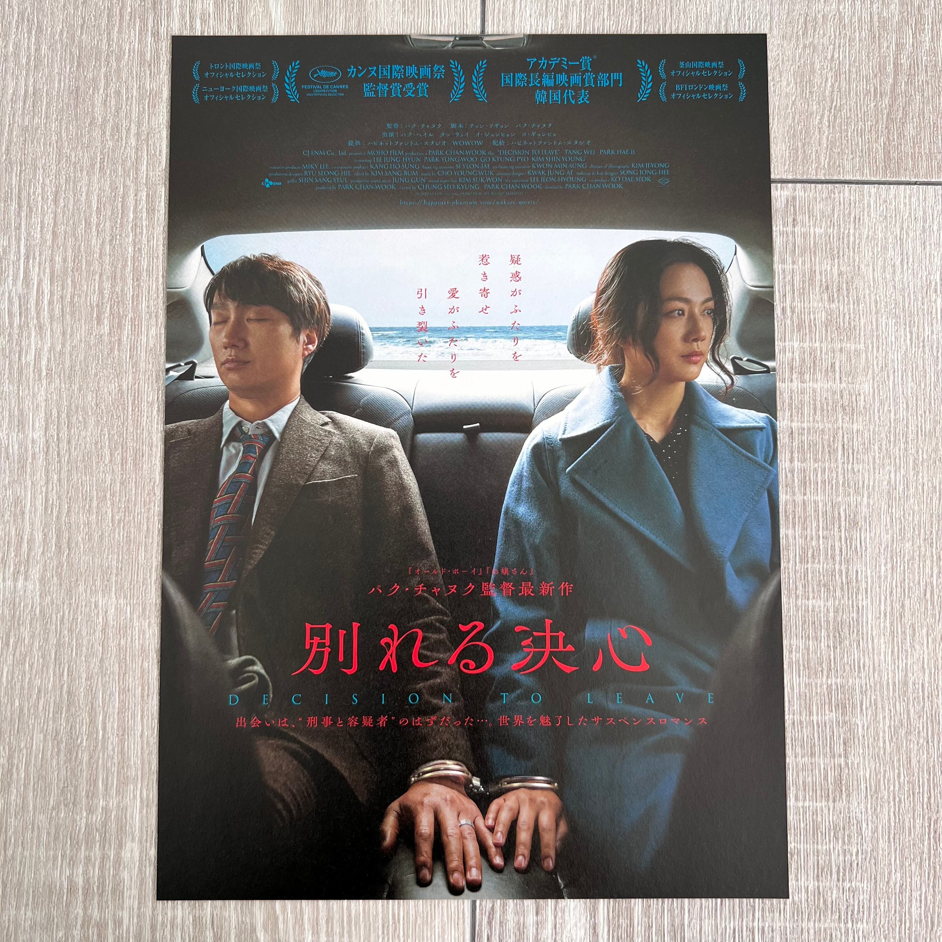 映画チラシ 別れる決心 | snowblue