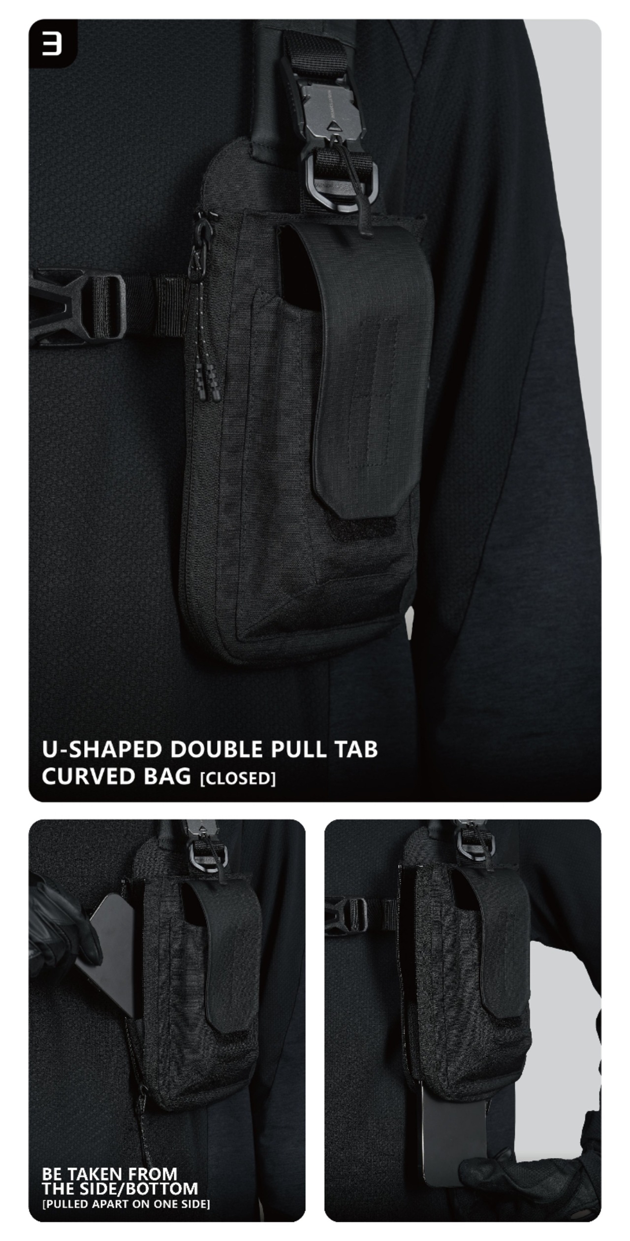 REINDEE LUSION 25AW N+1 多機能拡張タクティカル機能軽量チェストバッグベスト