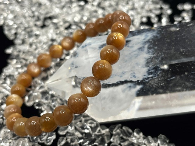 スタンダードブレスレット（ブラウンムーンストーン）