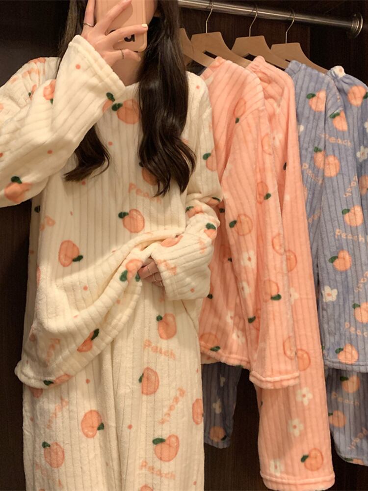 オータムウィンターレディースコーラル ロング 大人ガーリー スウィート キュート カジュアル 秋物 冬物 YY-ファッション95654207294