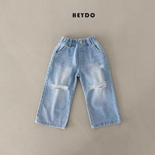 《送料無料》トゥーユーブロークンデニム：kids【HEYDO】※お取り寄せ