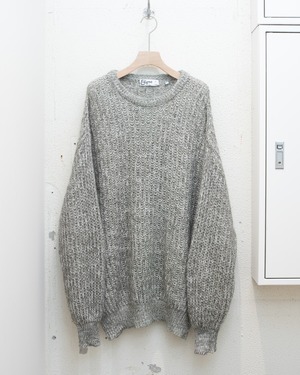 mohair blend loose gauge knit / From SPAIN