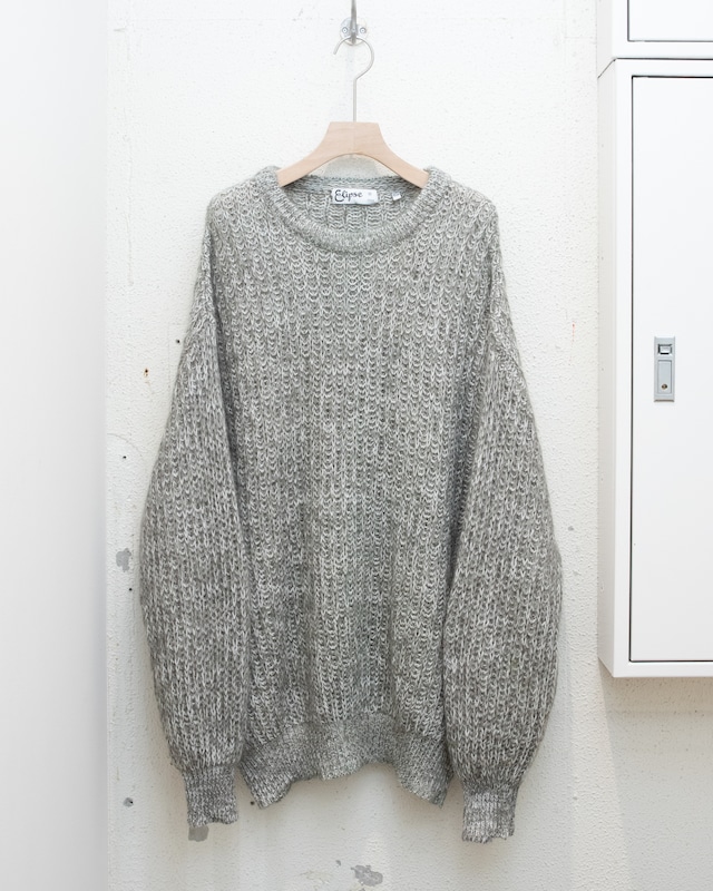 mohair blend loose gauge knit / From SPAIN