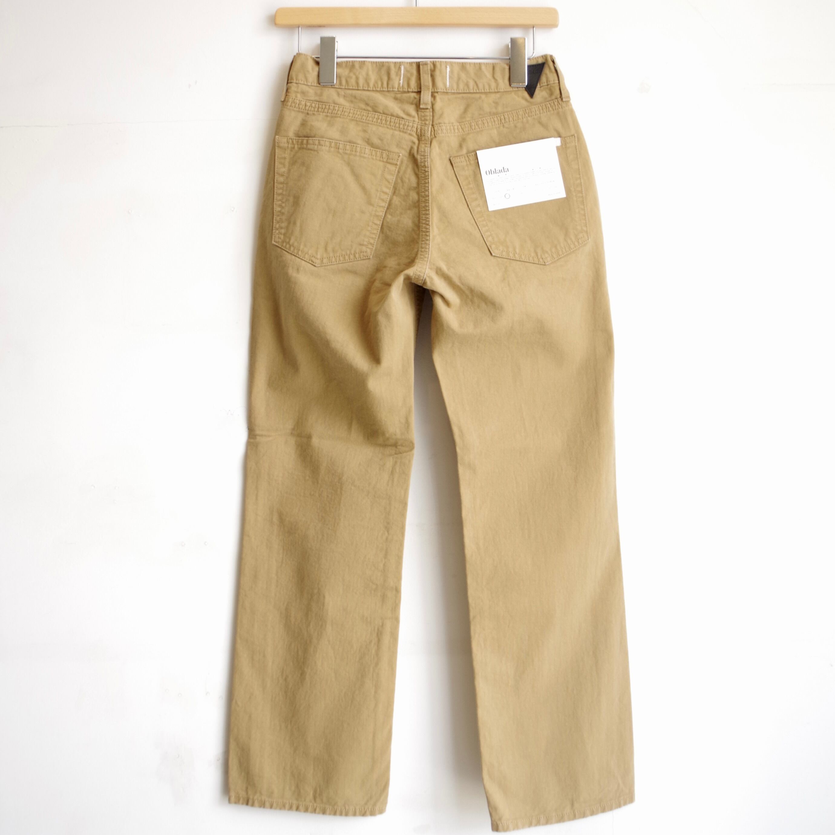 Oblada SEVIGNY PANTS ベージュ M Oblada SEVIGNY PANTS | 1F Store
