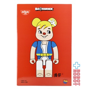 メディコム BE@RBRICK ベアブリック 100% & 400% 出前一丁 出前坊や 未開封 ♦︎４号店商品 企業物