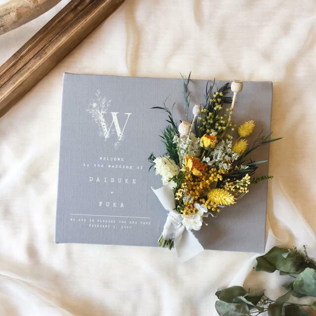 イニシャル フラワーウェルカムボード│結婚式 スワッグ | DIY store PBW