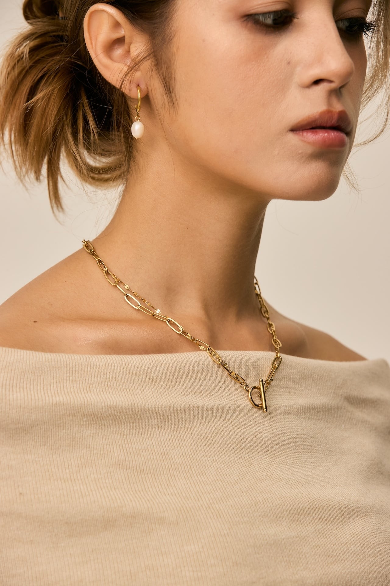 lufine】double chain choker | IRIEBEACH