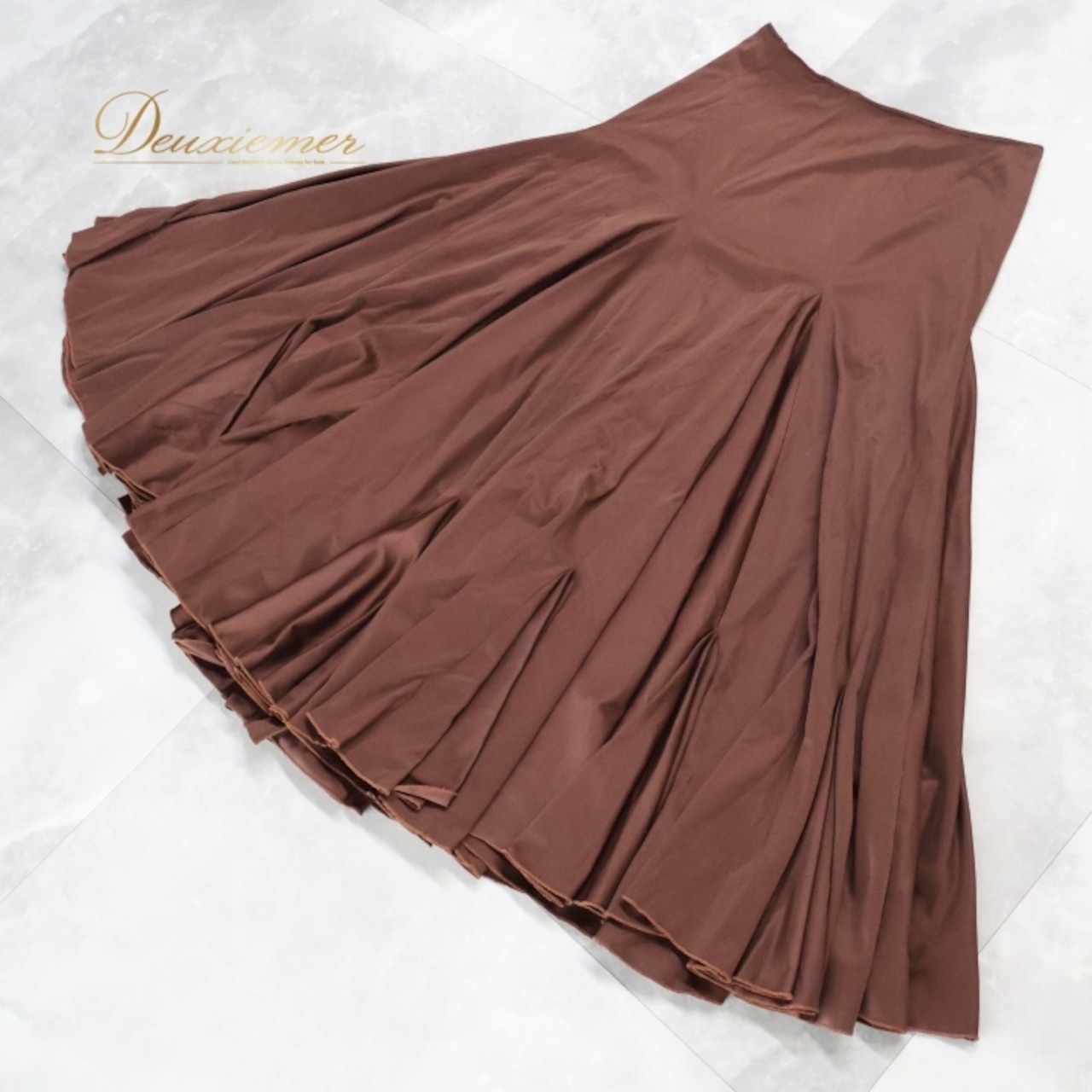 フラメンコ 衣装 ファルダ スカート ペチコート レッスン 練習着 無地 ダンス パーティ 発表会 茶色 薄い シンプル ブラウン系 スカート 踊り ふんわり フレア レディース