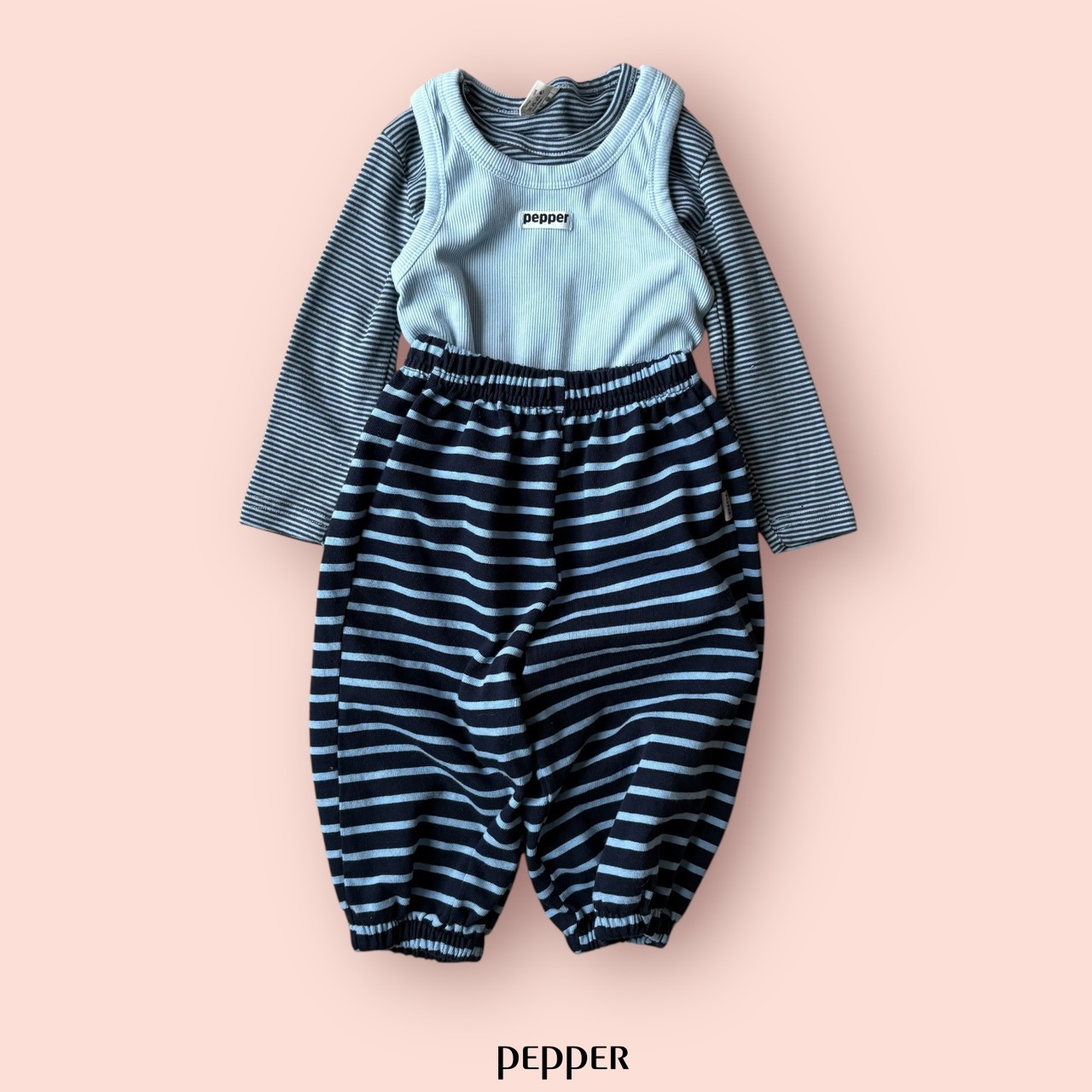 PEPPER 26/SP Stretchy striped T-shirt