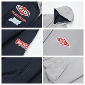 VINTAGE ストリート リバーシブル刺繍ジップパーカー T2011