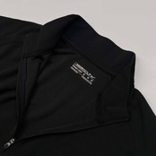 NIKE GOLF ナイキ ゴルフ ドライ ハーフジップ 半袖 ラグラン ポロシャツ サイズ M /ブラック/メンズ