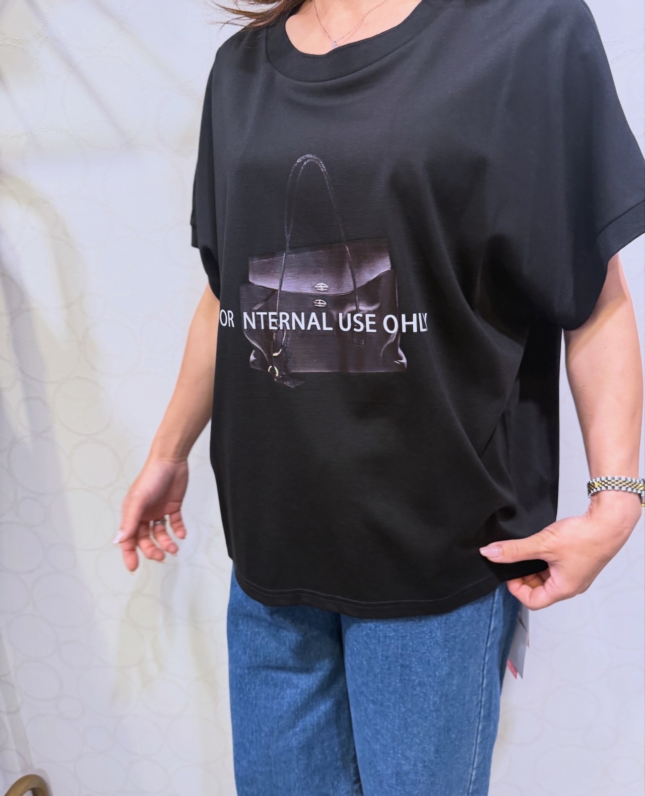 sister anniversary 19周年　ポリーヌブロー   バックロゴ半袖TOPS