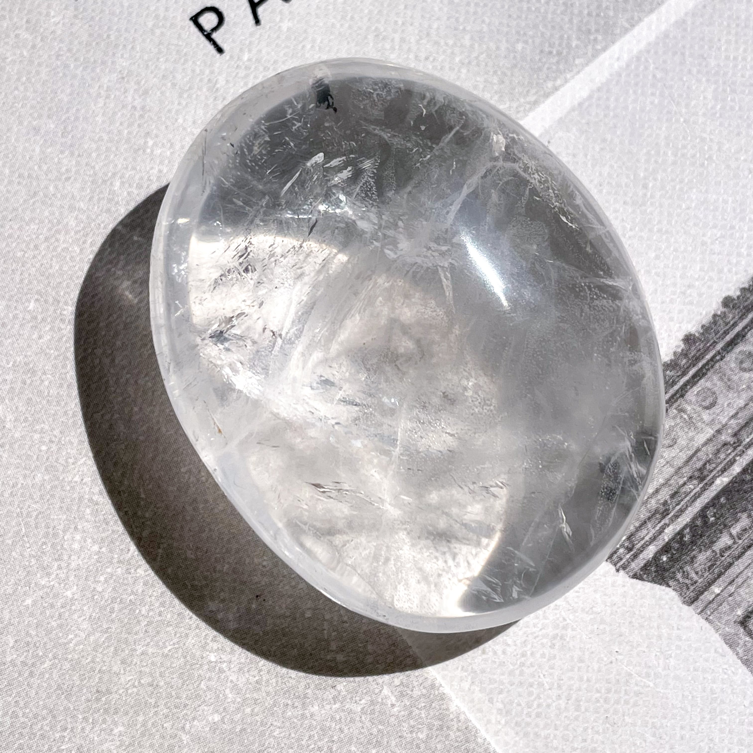 Clear Quartz Palm 1 ✧ クリアクォーツ | FLUXY - 天然石と鉱物のお店