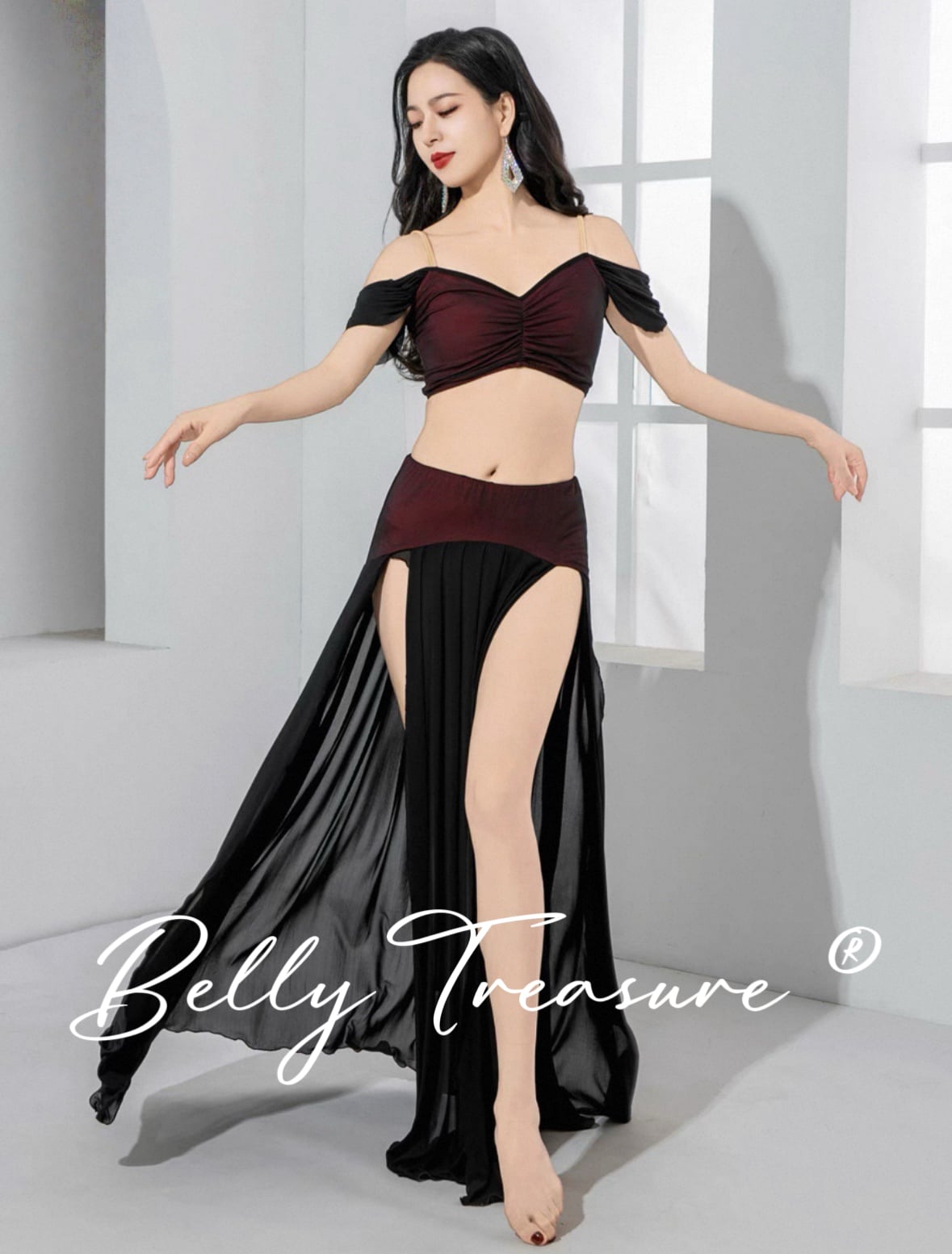 ベリーダンス レッスンウェア QCZW ZM533  202509