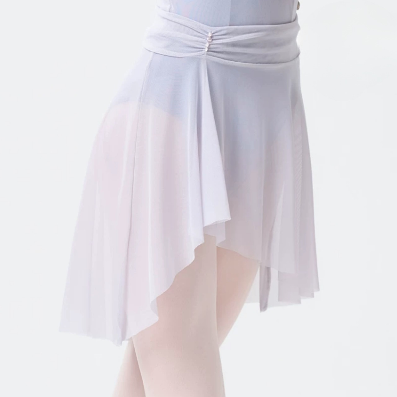 ビジュー メッシュスカート 4色展開 L1515