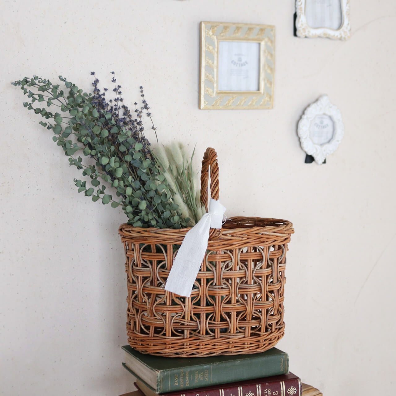 バスケット | 富良野 花七曜 | ドライフラワー リース スワッグ 焼菓子