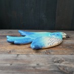 青色の鳥の壁掛け no.1