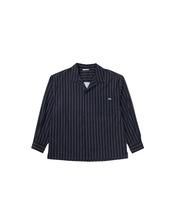 【SUNS】PIN STRIPE OPEN COLLAR LONG SLEEVE SHIRTS［RSS026］