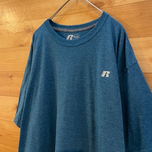 【Russell】ワンポイントロゴ Tシャツ XL ビッグサイズ ラッセル ポリエステル80% US古着